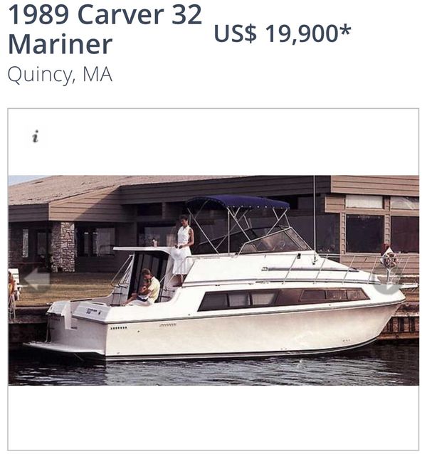 1989 carver 32 mariner