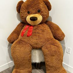 6ft Brown Teddy Bear