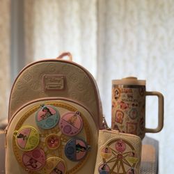 Princess Loungefly (Backpack&Wallet) With Stanley 