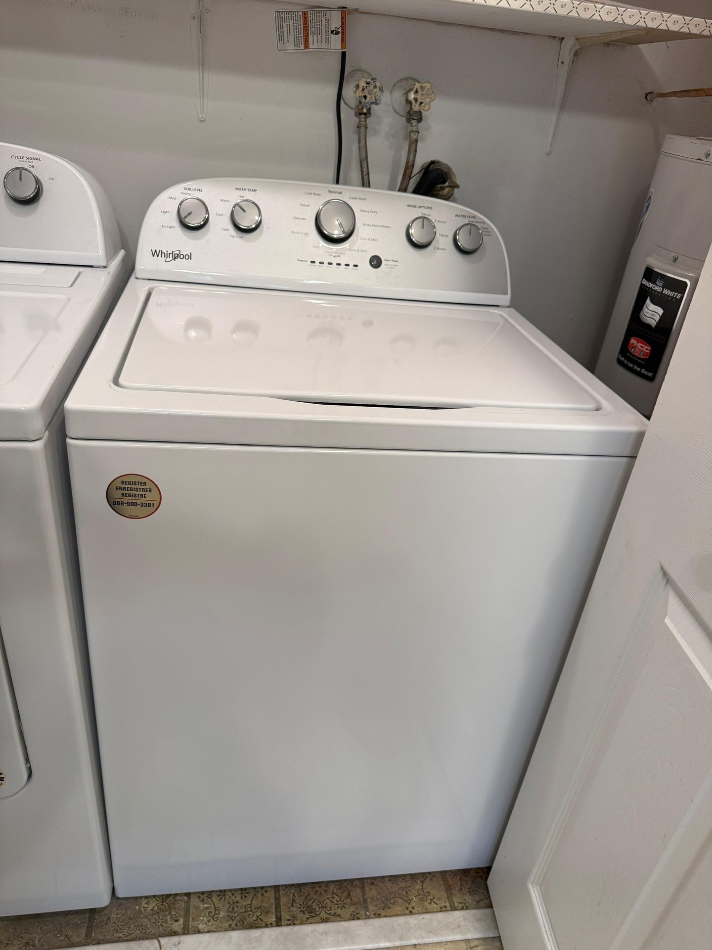 Whirlpool Washer & Dryer Top load