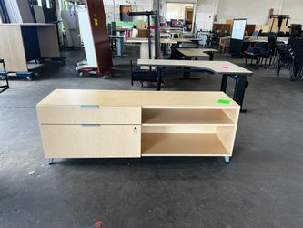 Credenza with Vertical File Drawer