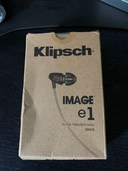 Klipsch image e1 in ear headphone