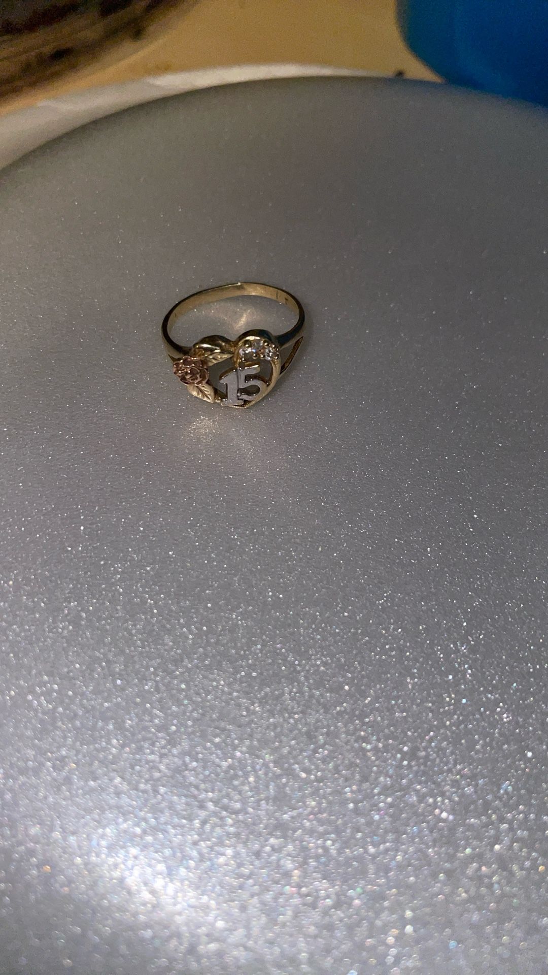 15th 3 Toned 14k Women’s Ring