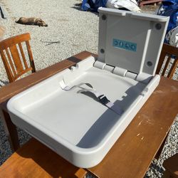 Modundry Baby Changing Diaper Station - Vertical Wall Mounted, Sturdy & Durable- with Safety Straps for Commercial Restrooms