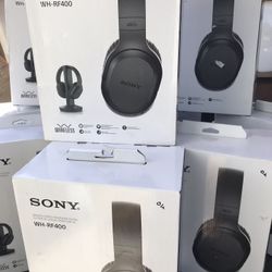 Sony - WHRF400 RF Wireless Headphones - Black ( NO Battery)