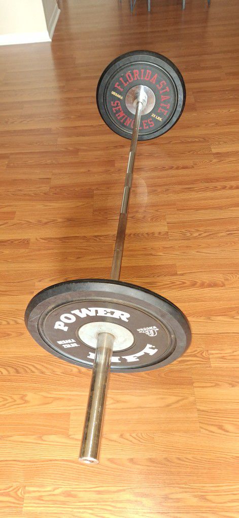 Eureka Power Plates And Barbell