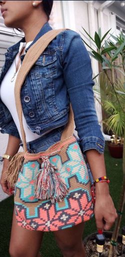 Bolso Hecho A Mano 100 % Colombiano