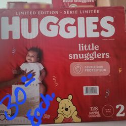 Huggies 2 $30 Each Box 