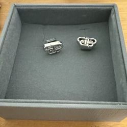Brass earrings silver for women Brass earrings for women