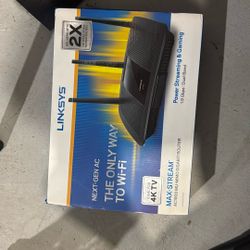 Linksys MAX-STREAM AC1750 Next Gen AC MU-MIMO Smart Wi-Fi Router