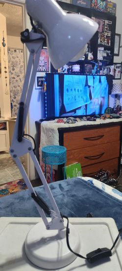 TORCHSTAR Metal Desk Lamp, Swing Arm, Architect Adjustable Gooseneck Table Lamp, Clip Desk Lights for Home Office, Work, Study, Reading, E26 Base, Mul