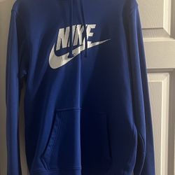 Nike Men's Royal Blue Hoodie