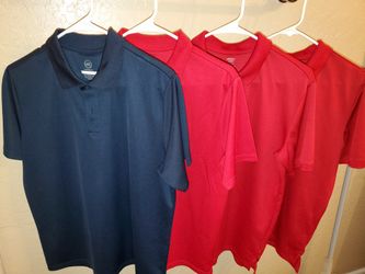 Dry fit school boy polos size 18 Husky