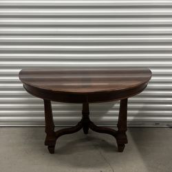 Elegant Half-Moon Console Table – 52” x 26” 