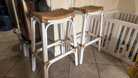 set of two bar stools