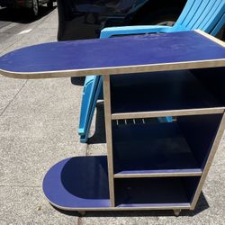 End Table With 3 Shelves
