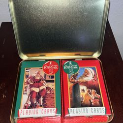 Vintage Santa Christmas Playing Cards