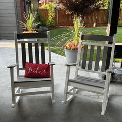 2 Leisure Line Rocking Chairs