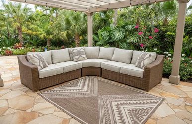 L Shape Sectional Patio Furniture Set *New*