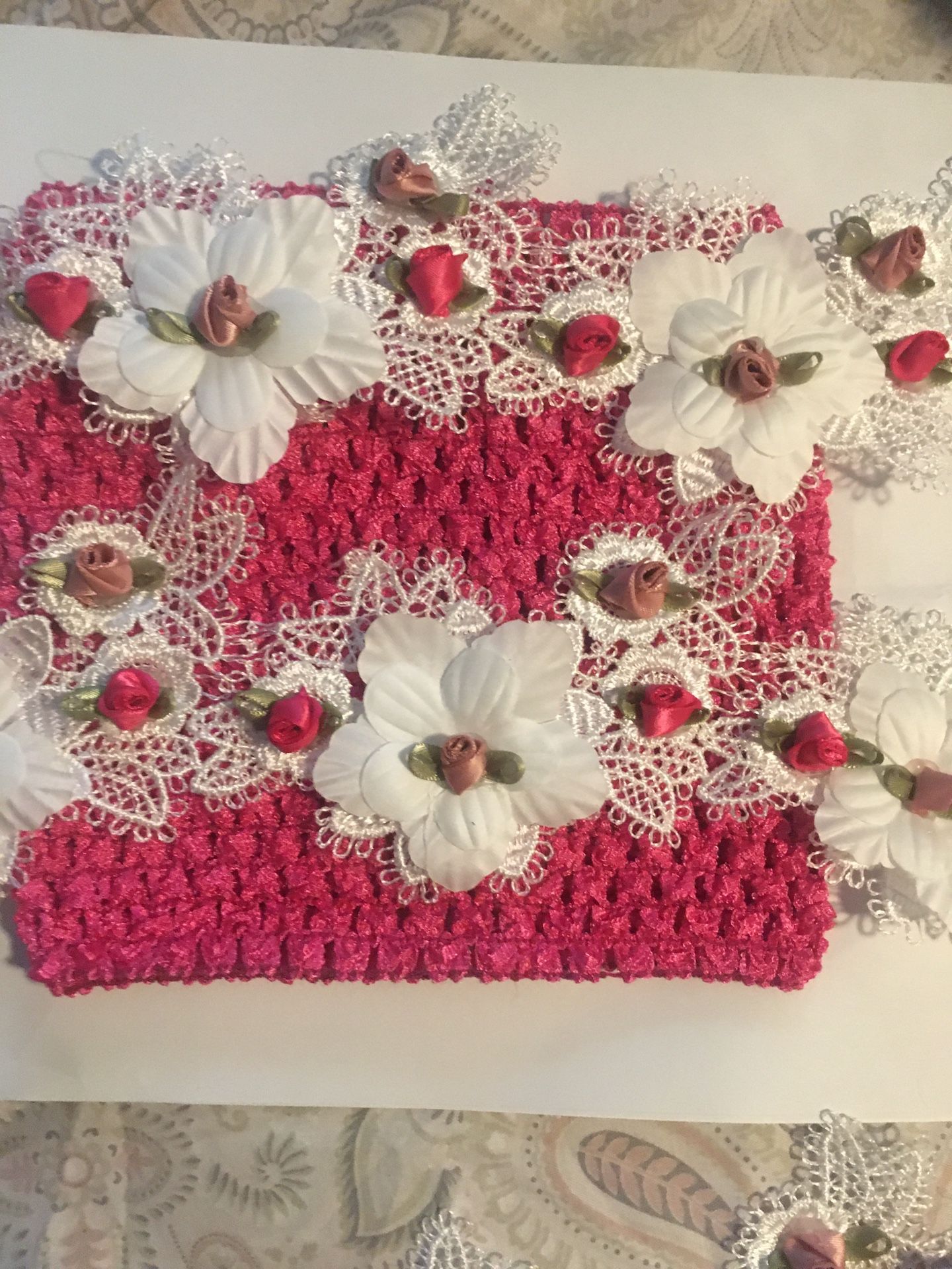 3D trim fabric The yard