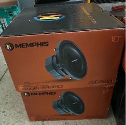 Memphis Power Reference 10” Subwoofers(2)