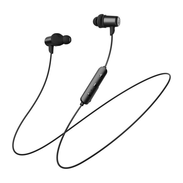 Neck Band Headphones. Bluetooth And Waterproof