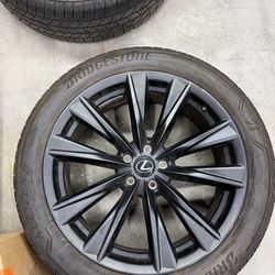 235/50/R21OEM 2024 Lexus RX 500h F Sport Wheels & Tires – Excellent Condition