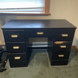Retro Wooden Writing Desk