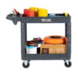 Plastic Service Utility Cart with Wheels（Jh2204D)