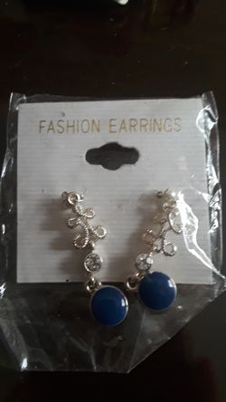 Earring ble and silver