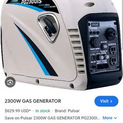 Pulsar Pg2300is Generator. Costs Around $600. New In Box. Unopened. Selling For $275