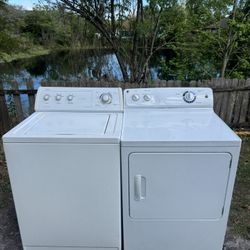 Nondigital Washer And Dryer 