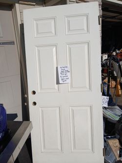 Like new 36x80 steel exterior door