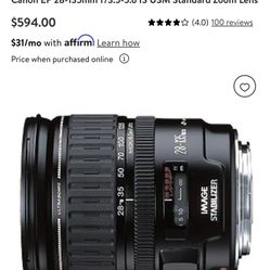 Canon Image Stabilizer 