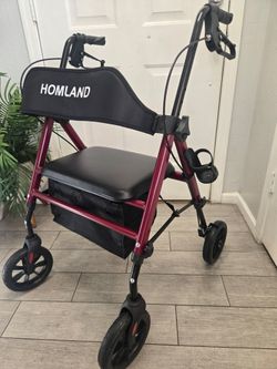 HOMLAND Foldable Rollator Walkers, walker, andador, caminador