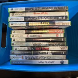 Xbox 360 GAMES PICK AND CHOOSE OR GET THE LOT OF 12 FOR A DEAL