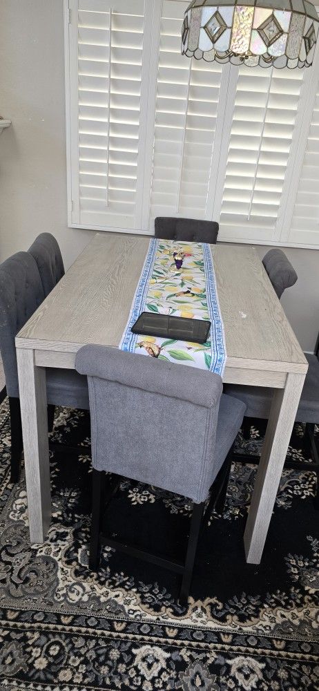 Gray 10-piece Dining Set Seats 8