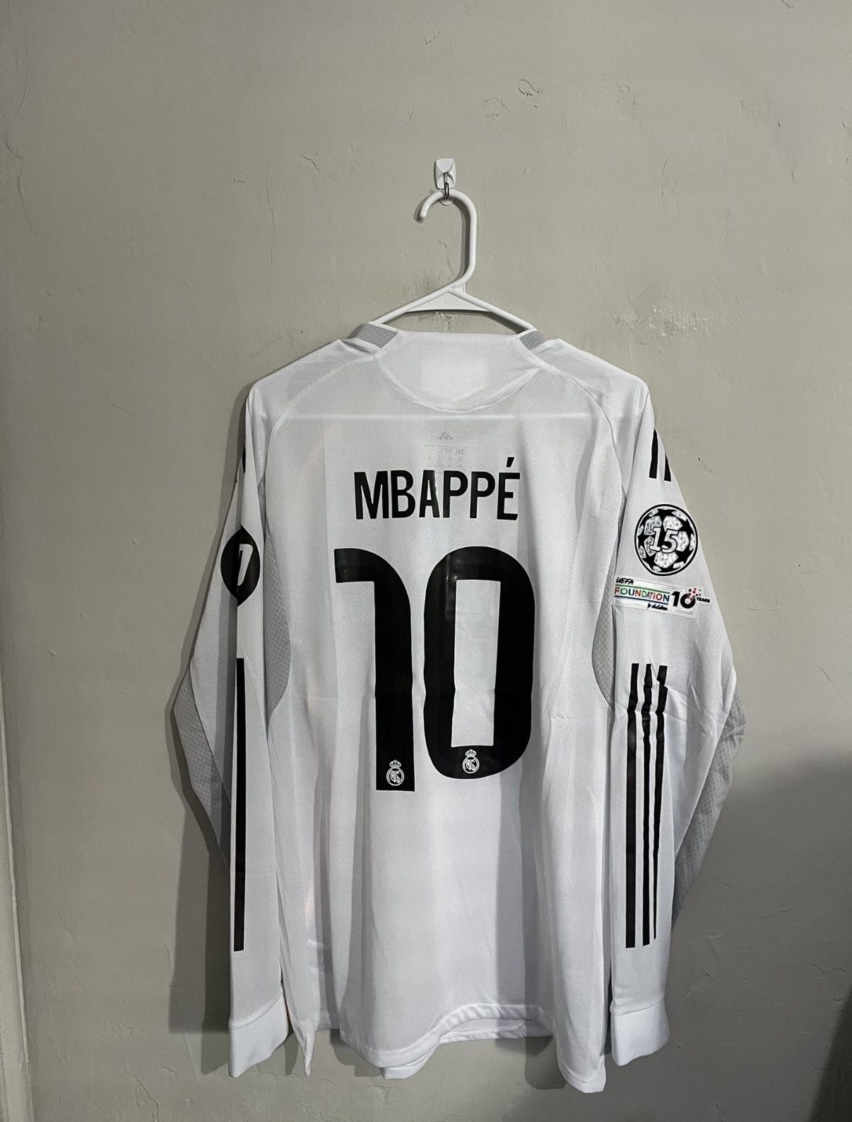 Real Madrid 25-26 Home Long Sleve Jersey(Any Size)