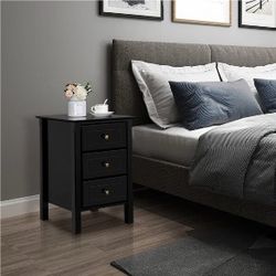 3-drawer End Table with Charging Station