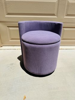 360 Swivel Vanity Stool with Storage