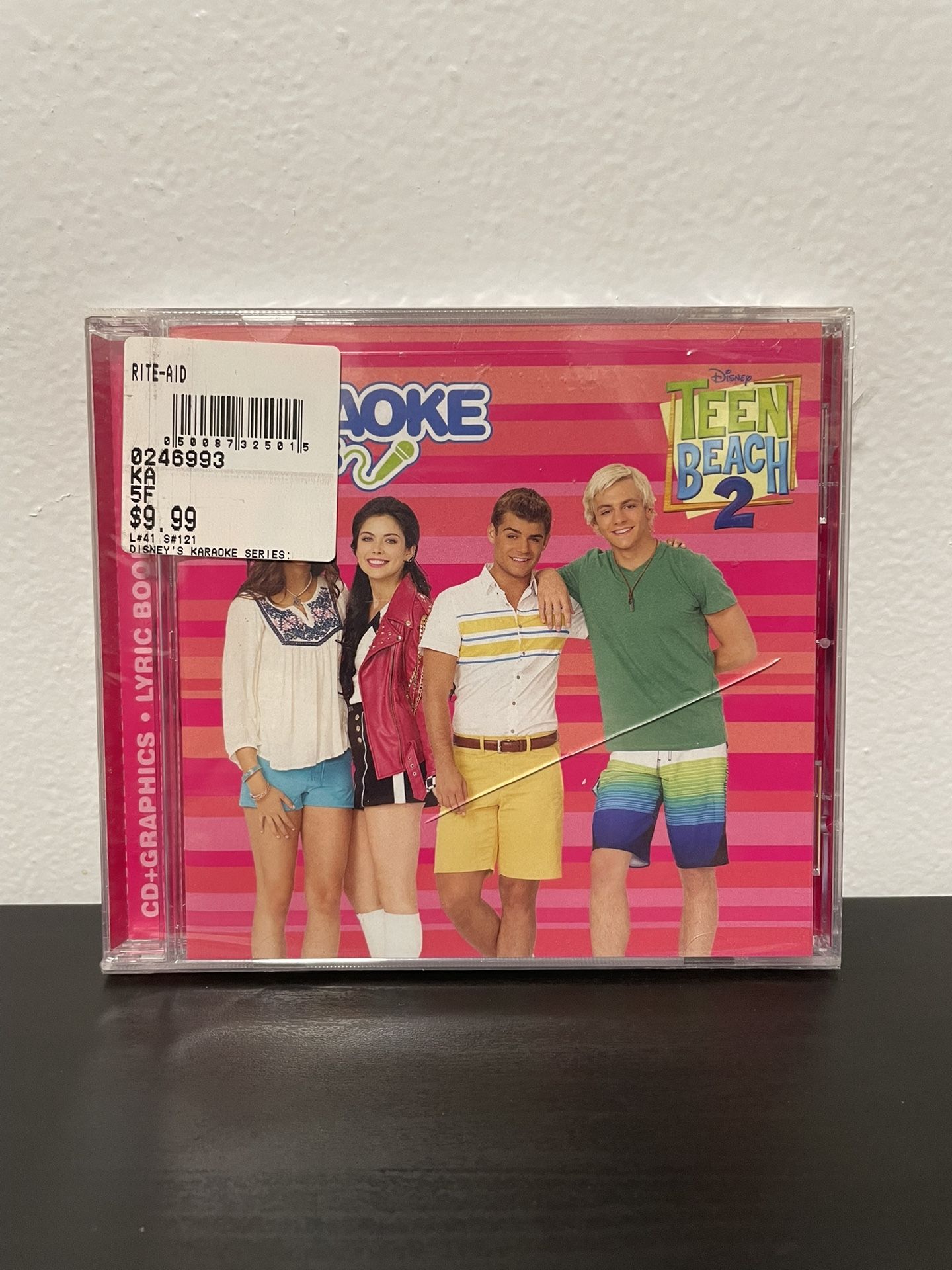 Disney Karaoke Series Teen Beach 2 CD Album NEW SEALED w/ Lyric Book 2015