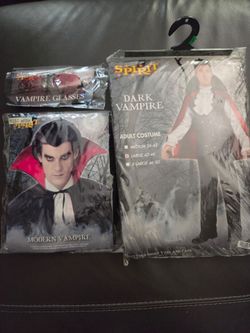 Spirit Halloween Vampire Costume Bundle