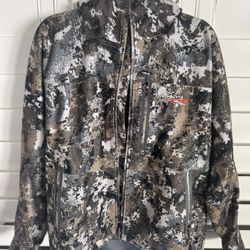Sitka Optifade Camo Jacket Men’s Hunting Softshell Zip-Up