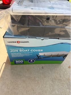 Jon boat cover and carrier blocks
