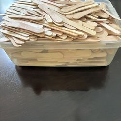 Wood Popsicle Sticks 