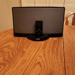 Bose Speaker Sound Dock  Digital Music System + Vintage Apple IPod 1GB NO REMOTE