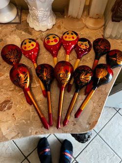 Wooden spoon collection from Europe