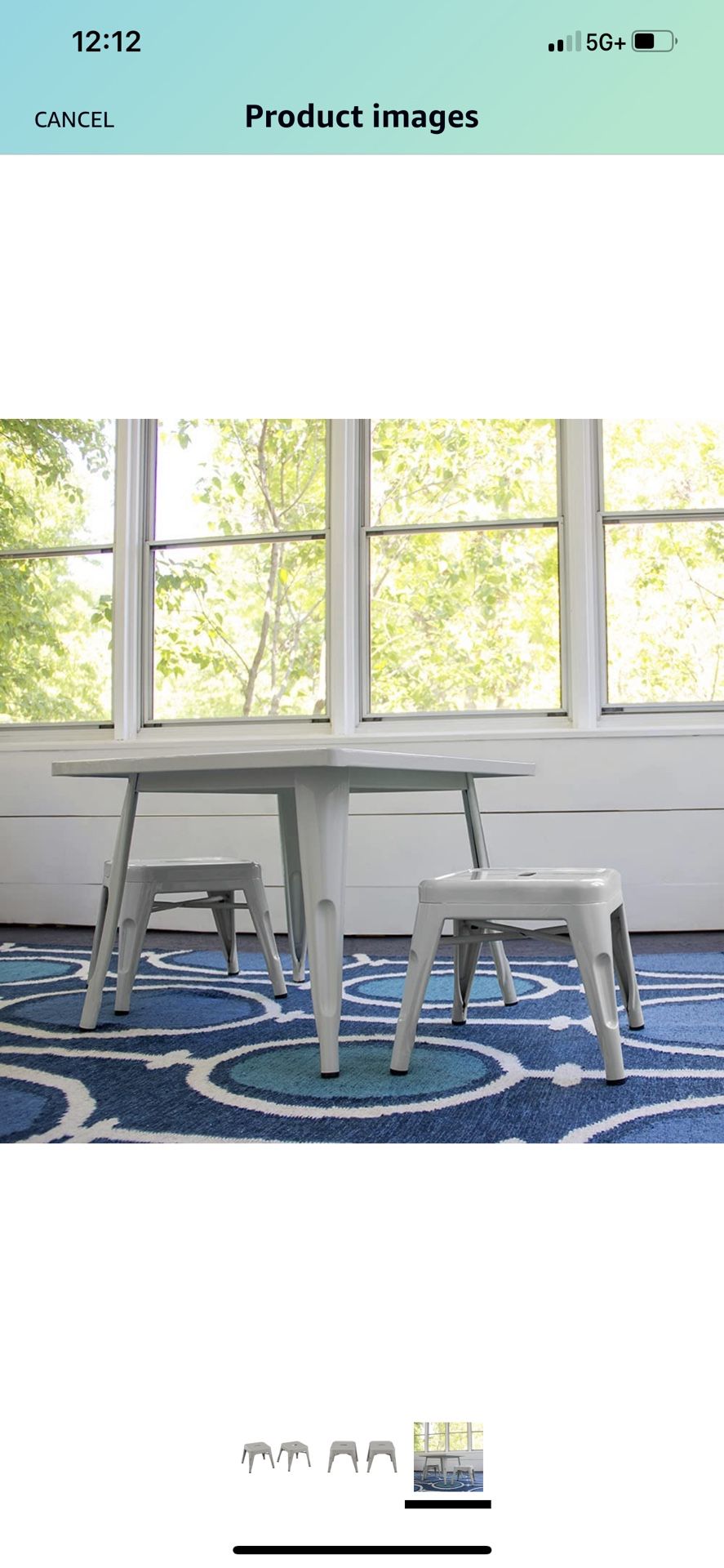 ACEssentials Harper & Hudson Kids Metal Stool - 2 Pack #p1017