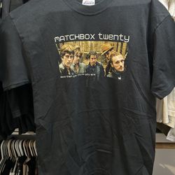 vintage 2003 Matchbox Twenty “More Than You Think You Are” Tee
