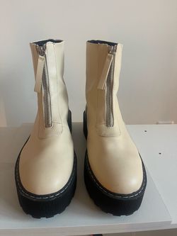H&M cream boots 9.5